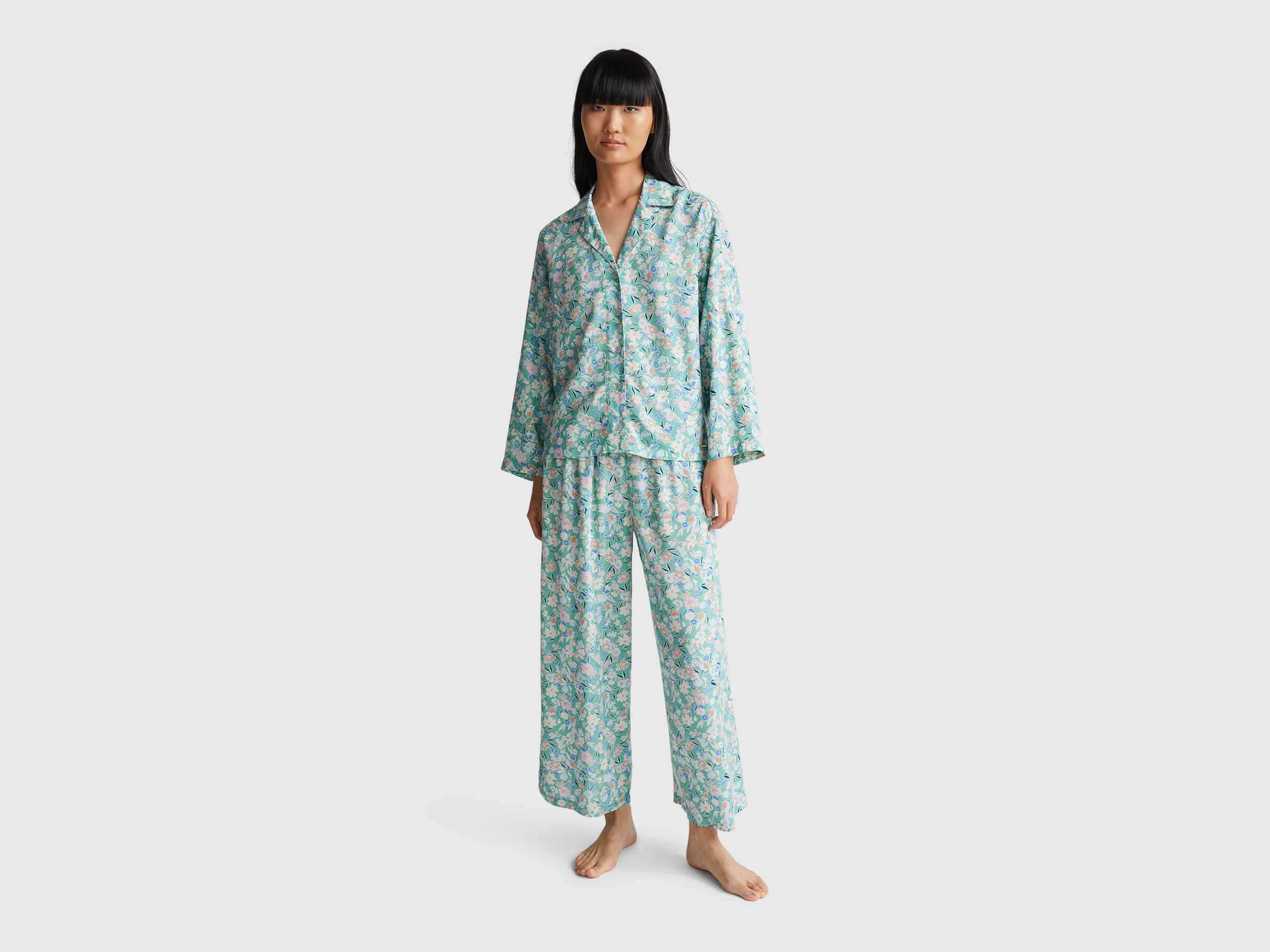 PYJAMA(JACKET+TROUSE Women image number 3